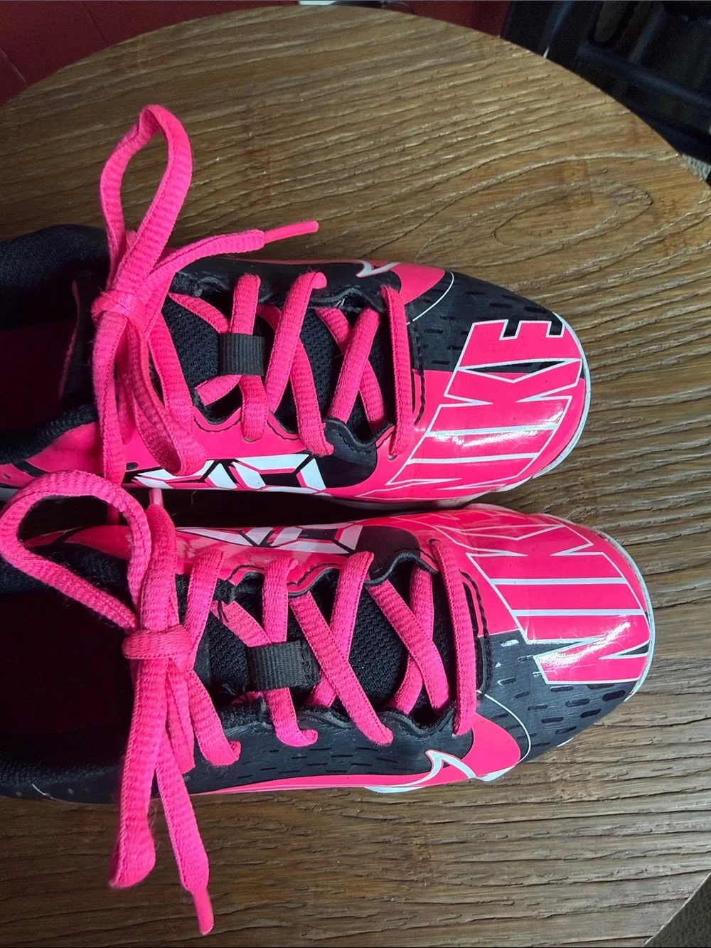 Nike Hyperdiamond 4 Fast Flex Girls' Softball Cleats Pink Black White